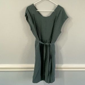 Seraphine Maternity / Cotton Button Back Maternity & Nursing Dress